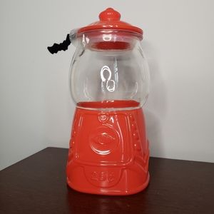 ⚠️ Red Glass Gumball Machine NWT candy target